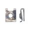 Sheet Metal Nut with Closed Screw-in Area | Zinc Plated | Spring Steel | @Pack of 10 | by Wurth
