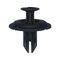 Screw Rivet with Slit | Adjustable Installation | Reusable Fastener | Black | @Pack of 25 | by Wurth