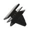 Interior Trim Clip Closed | Black Plastic | Easy Installation | 10 Pack | by Wurth