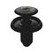 Push In Rivet with Cap Tapered | High Retention Force | Easy Installation | Black | @Pack of 25 | by Wurth