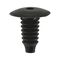 Pine Tree Clip with Large Gradation | Quick Press-In Installation | Universal Fit | Black | @Pack of 25 | by Wurth