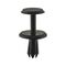 Plastic Expanding Rivet with Cap | Quick Fastening | High Retention Force | Black | @Pack of 25 | by Wurth