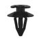 Interior Trim Clip with Half-Round Head | Suitable for Oval Holes | Black | @Pack of 25 | by Wurth