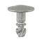 Turn-Lock Fastener | Quick Fastening | Steel Construction | Silver Color | @Pack of 10 | by Wurth