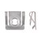 Sheet Metal Nut Quick Release Mount | Zinc Plated | Spring Steel | @Pack of 25 | by Wurth