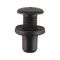 Screw Rivet Tapers Downwards | Adjustable Installation | Nylon Material | Black Color | @Pack of 25 | by Wurth