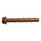 Concrete Screw with Hexagon Flanged Serrated Head | Zinc Plated Yellow Steel | Easy Installation | @Pack of 25 | by Wurth
