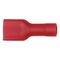 Crimp Cable Lug Push Connector | Fully Insulated PVC | Tin-Plated Brass | Red Color | @Pack of 50 | by Wurth