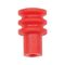 Single Wire Seal for Uninsulated Cable Connector | 3.40 mm Seal Diameter | Red Color | @Pack of 25 | by Wurth
