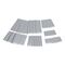 Tarpaulin Repair System Patch Set | 32 Self-Adhesive Patches | UV-Resistant & High Bonding Strength | Silver | by Wurth