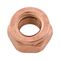 Exhaust Slotted Nut | M8 Thread | Copper-Plated Steel | DIN 14440 Compliant | @Pack of 10 | by Wurth