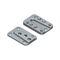 Wood Plug-in Connector | Aluminium Dovetail Joint | Rapid Assembly | @Pack of 10 | by Wurth