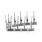 Deutsch Connector Pin DTM Male | Stamped Design | Nickel Plated | 16-22 AWG | @Pack of 10 | by Wurth