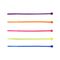Coloured Cable Tie Assortments | 100 PCS | 5 Vibrant Colors | Silicone & Halogen Free | by Wurth