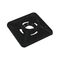 Self-Adhesive Cable Tie Base | 100 PCS | Nylon Material | Black Color | by Wurth