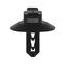 Cable Tie Gun Hole Fixing | Ultraviolet Resistant | 200 PCS | Black | by Wurth