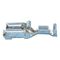 Positive Lock Blade Receptacle | Unsealed Design | Tin Plated Brass | 6.3 x 0.8 mm | @Pack of 25 | by Wurth