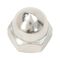 Hexagon Cap Nut High Profile DIN 1587 | Brass & Chrome Plated | M10 Metric Thread | @Pack of 25 | by Wurth