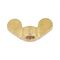 Wing Nut DIN 315 | Round Wing Shape | Plain Brass | RoHS Compliant | @Pack of 10 | by Wurth
