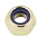 Hexagon Nut Low Profile with Clamping Piece | Zinc-Plated & Yellow Chromated | I10I Strength Class | @Pack of 10 | by Wurth