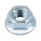 Serrated Locking Nut | Steel Strength Class 8 | Zinc-Plated & Blue Passivated | @Pack of 25 | by Wurth