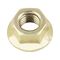 Hexagon Nut with Flange M6 | Zinc Plated Yellow | High Tensile Class 8 | @Pack of 50 | by Wurth