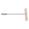 Cleaning Brush Handle | M8 Thread | Wood & Steel Construction | Borehole Cleaning | by Wurth