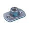 Weld Nut High Profile WN 385 | M8 Metric Thread | 4 Weld Projections | Plain Steel | @Pack of 100 | by Wurth
