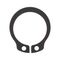 Circlip for Shafts DIN 471 | Spring Steel | Phosphated & Oiled | @Pack of 25 | by Wurth