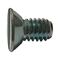 Screw Countersunk Head ASME B1863 | Zinc Plated Steel | Corrosion Resistant | Slot Drive | @Pack of 100 | by Wurth