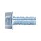 Thread Rolling Screw Taptite 2000 | M4x10 | Hexagon Head with Collar | Zinc Plated | @Pack of 100 | by Wurth