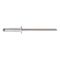Blind Rivet Flat Head | Aluminium Sleeve | Galvanised Steel Mandrel | Flush Finish | @Pack of 100 | by Wurth