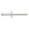 Blind Rivet Large Flat Head | Aluminium Sleeve | Galvanised Steel Pin | 50 PCS | by Wurth