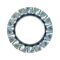 Serrated Lock Washer DIN 6798 | Externally Serrated Design | Zinc-Plated Steel | @Pack of 100 | by Wurth