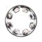 Serrated Washer Type J DIN 6797 | Zinc-Plated Steel | Inner Serrating for Enhanced Grip | @Pack of 100 | by Wurth
