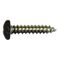 Self-Tapping Screw | Pan Head | Prepainted Black Finish | A2 Stainless Steel | @Pack of 100 | by Wurth