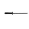 Blind Rivet Round Pan Head Open End | 1/4 inch Max Grip | Aluminium/Steel | @Pack of 100 | by Wurth