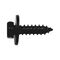 Hexagon Head Panel Screws with Washer | Black Zinc Coating | 25 PCS | by Wurth