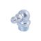 Cone Grease Nipple | Angled 90° Shape C | Zinc Plated Steel | Tapered Whitworth Thread | @Pack of 10 | by Wurth