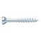 Timber Screw ASSY® 4 WW CSMR 60 | Zinc Plated | Countersunk Milling Head | @Pack of 100 | by Wurth