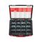 Set Screws Assortment 1000 Pieces | Galvanised Steel | Hexagon Socket Drive | ISO 4026 Compliant | by Wurth