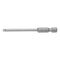 E 6.3 Slotted Bit 1/4 Inch | 73 mm Long | Robust Material | Fits Standard Mounts | by Wurth