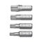 XZN Triple Square Bit Assortment | Includes M4, M5, M6, M8 | Durable Construction | Safe Sort Storage | by Wurth