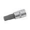 3/8 Inch Socket Wrench | Chrome-Plated Steel | Knurled Design | Long Series for Extra Reach | by Wurth