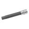 3/8 Inch Socket Wrench | Chrome-Plated | Knurled Grip | Long Series Design | by Wurth