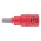 VDE 3/8 Inch Socket Wrench | Insulated for Live Electrical Work | Chrome-Vanadium Steel | by Wurth