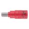 VDE 3/8 Inch Socket Wrench | Insulated for Live Electrical Work | Chrome-Vanadium Steel | by Wurth