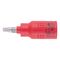 VDE 3/8 inch TX Socket Wrench | Insulated for Live Parts | TX30 Tip Size | Chrome-Vanadium Steel | @1 PCS | by Wurth