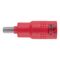 VDE 1/2 Inch Insulated Socket Wrench | 1,000 V AC & 1,500 V DC | Chrome-Vanadium Steel | by Wurth