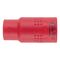 VDE 1/2 Inch Insulated Socket Wrench | Safe for Live Electrical Work | Chrome-Vanadium Steel | Compact Design | @PCS by Wurth
